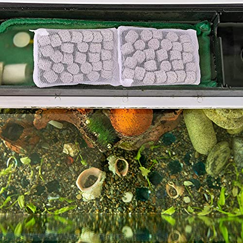8" x 6" Fine Filter Media Mesh Bags for Aquarium Fish Tank Pond D267491