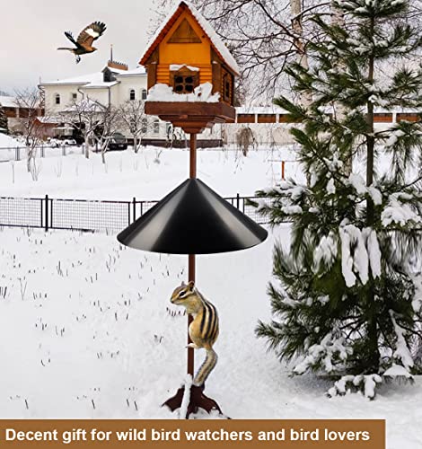 Squirrel Baffle for Bird Feeder Pole, 19 Inch Diameter X77909
