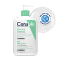 CeraVe Foaming Cleanser | 473ml/16oz | Daily Face, Body & Hand Wash with Niacinamide, for Normal to Oily Skin