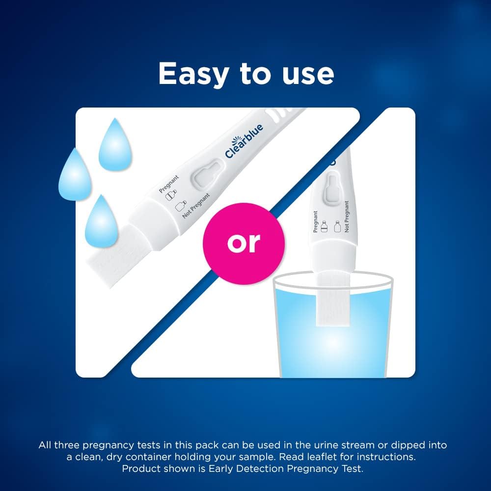 Pregnancy Test Kit, 3 Ct D97372
