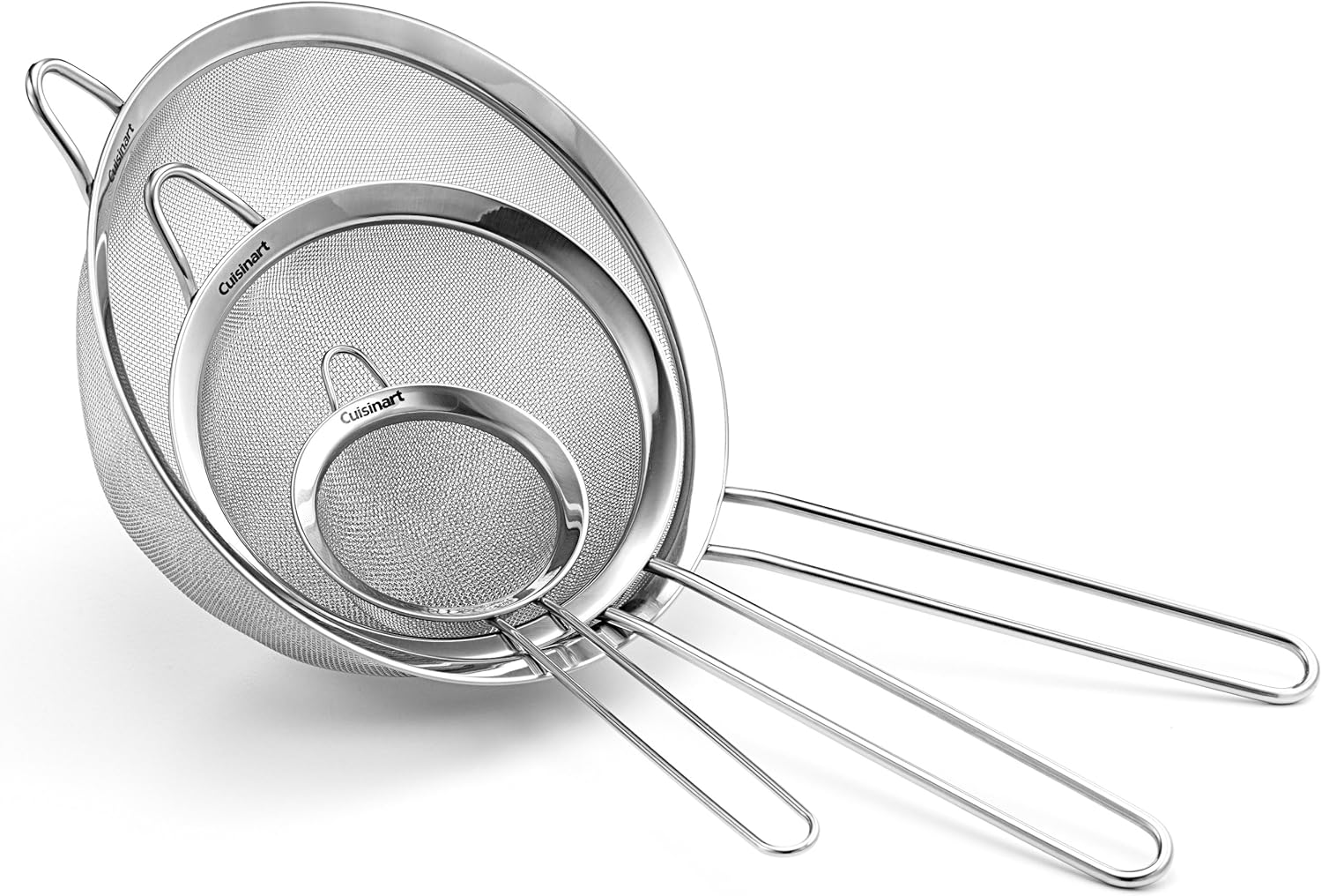 Food Processor with 3 Fine Mesh Stainless Steel Strainers P457