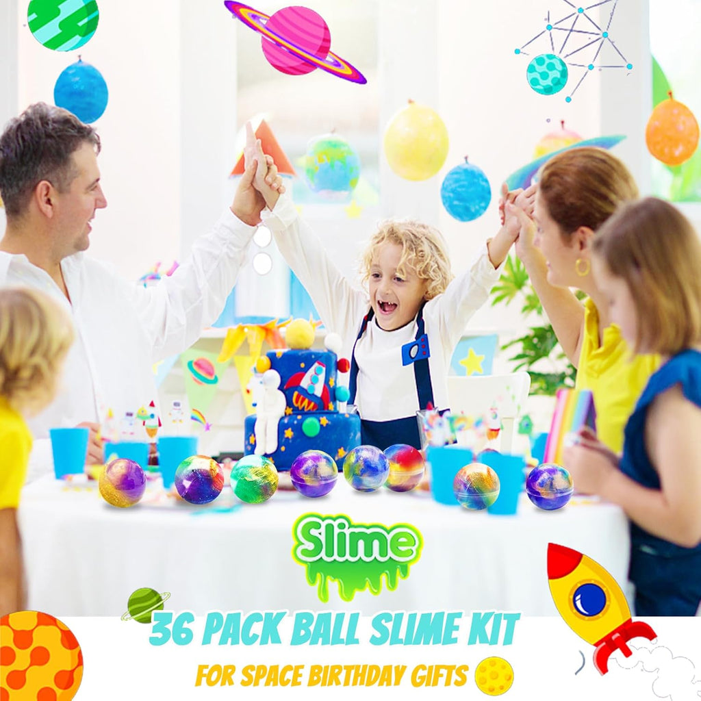 Slime Party Favors for Kids, Stretchy Non-Sticky Putty Kit L34779