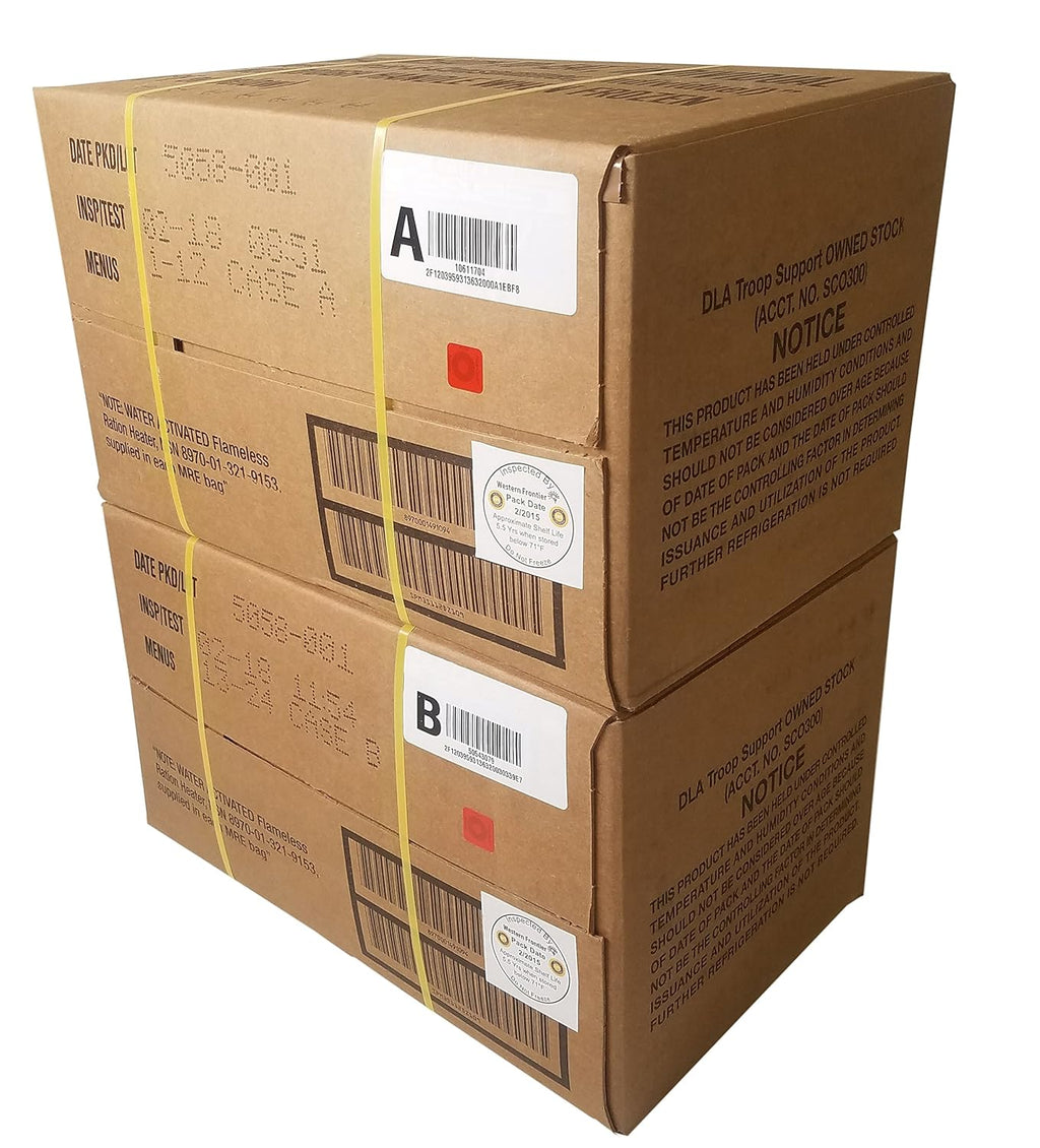 MRE Case A and Case B Bundle, 24 Meals R4644