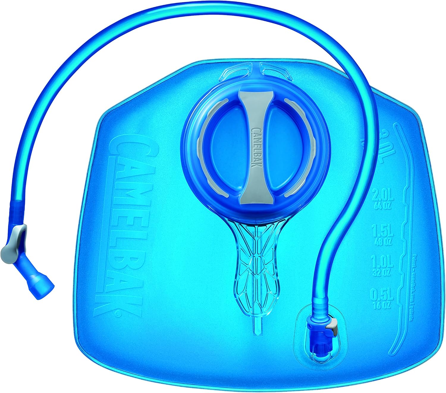 CamelBak 3-Liter Lumbar Water Reservoir - Hydration Bladder - Faster Water Flow Rate - Leak-Proof Water Bladder - Ergonomic Shape - Big Bite Valve - BPA-Free - 100oz