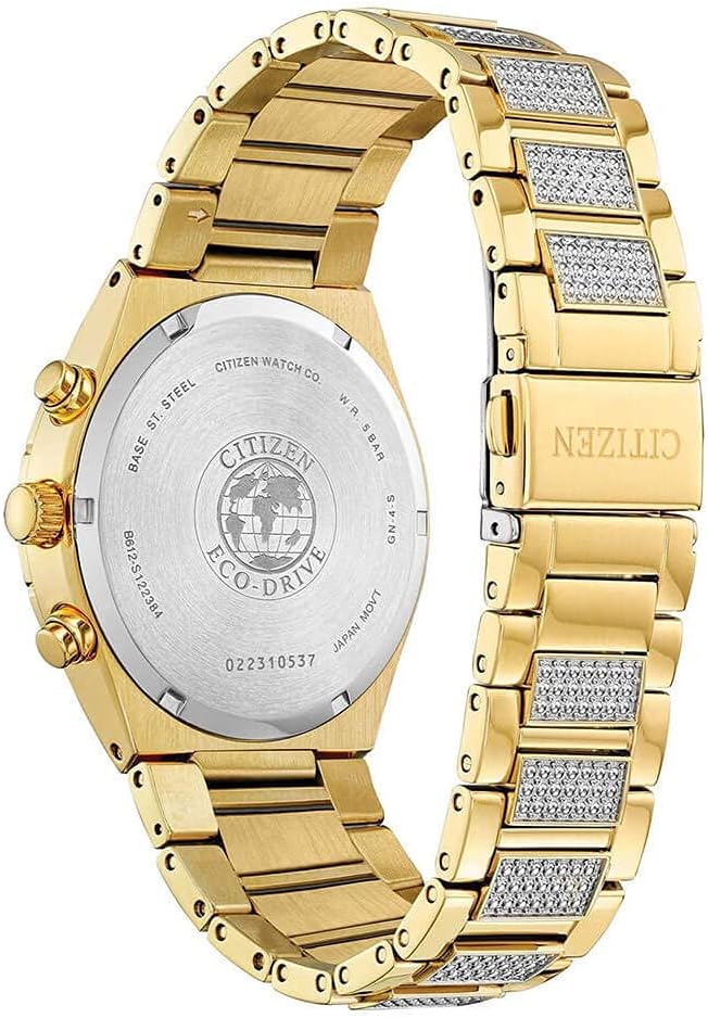 Men's Eco-Drive Gold-Tone Watch 42mm K567