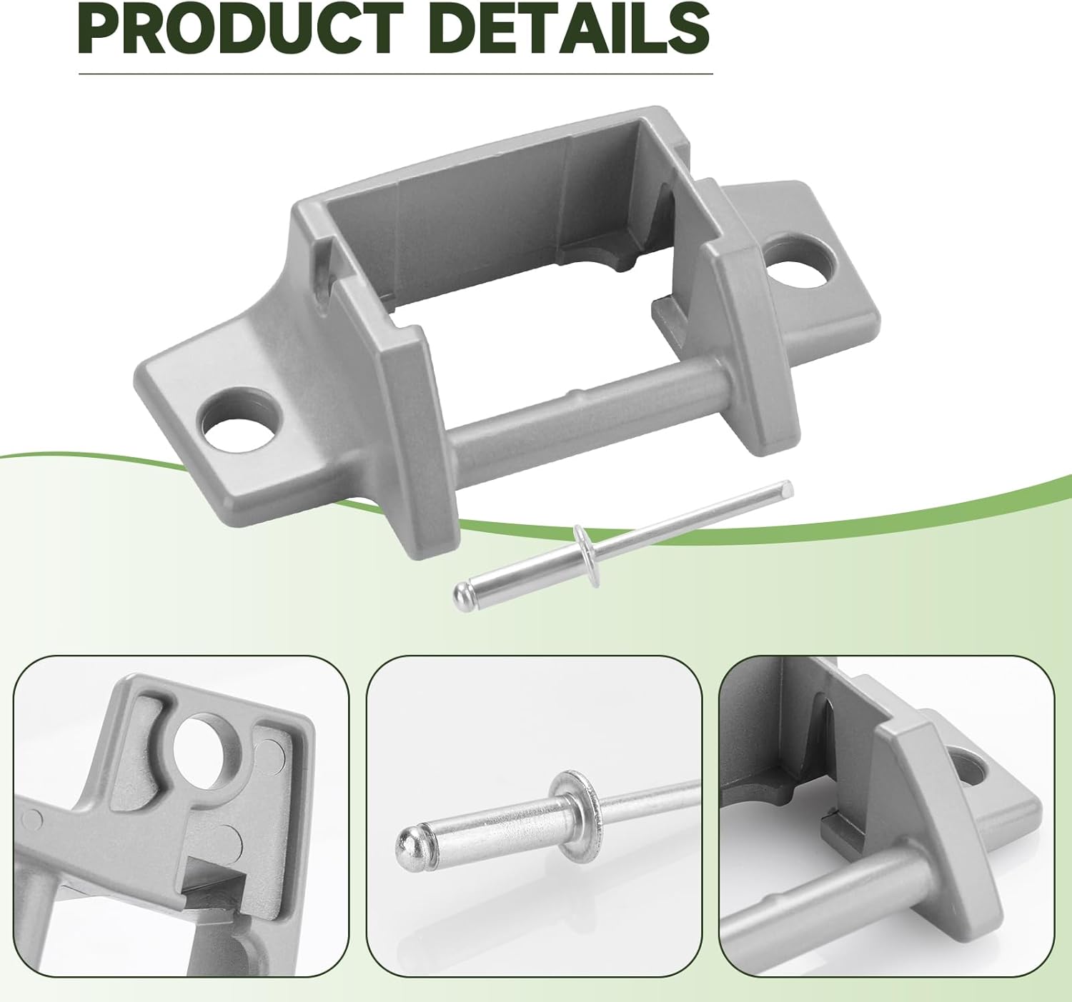 RV Awning Foot Replacement Die-cast Bottom Brackets Kit K682708