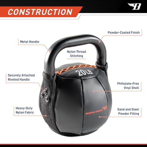 Kettlebell with Handle for Strength and Core Training S10395