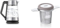 OXO Brew Cordless Glass Electric Kettle (1.75 L) and Tea Infuser Basket (6 oz.)