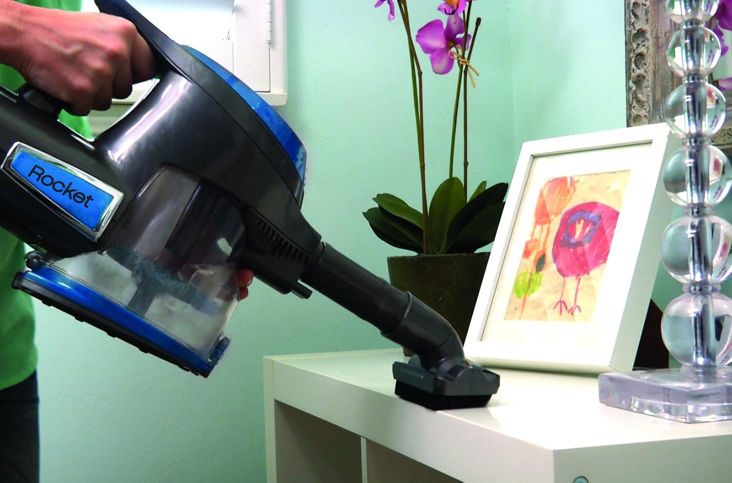 Rocket Vacuum, Gray/Blue Q4139