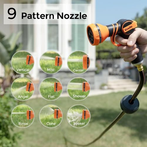 Retractable Garden Hose Reel 78ft, Wall Mounted with 180° Swivel Bracket S263