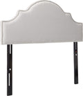 Christopher Knight Home Nora Headboard - Fully Upholstered, Queen / Full, Light Grey