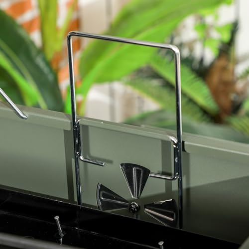Charcoal BBQ Grill with 235 sq.in. Cooking Area, Tabletop Outdoor Barbecue L2079