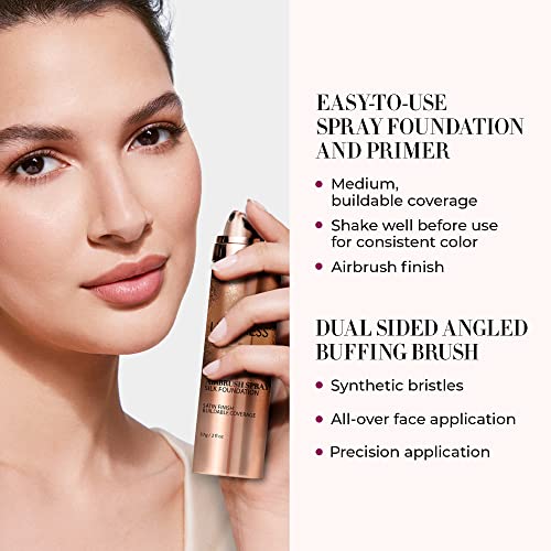Airbrush Spray Silk Foundation Starter Kit - Medium Dark F739