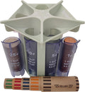 Coin Counters & Coin Sorters Tube Empty Your Loose Change in Coin Purse, Piggy Bank & Coin Bank Quick & Accurate, As Coin Counting Machine Coin Organizer Change Sorter Tube with Coin Wrappers