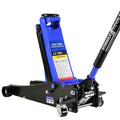 3 Ton Floor Jack, Hydraulic Low Profile Quick Rise Floor Jack with Dual Pump Pistons, Heavy Duty Steel Service Jack Hydraulic Car Jack, 6000 lbs Capacity, Lifting Range 3.3"-18.5"