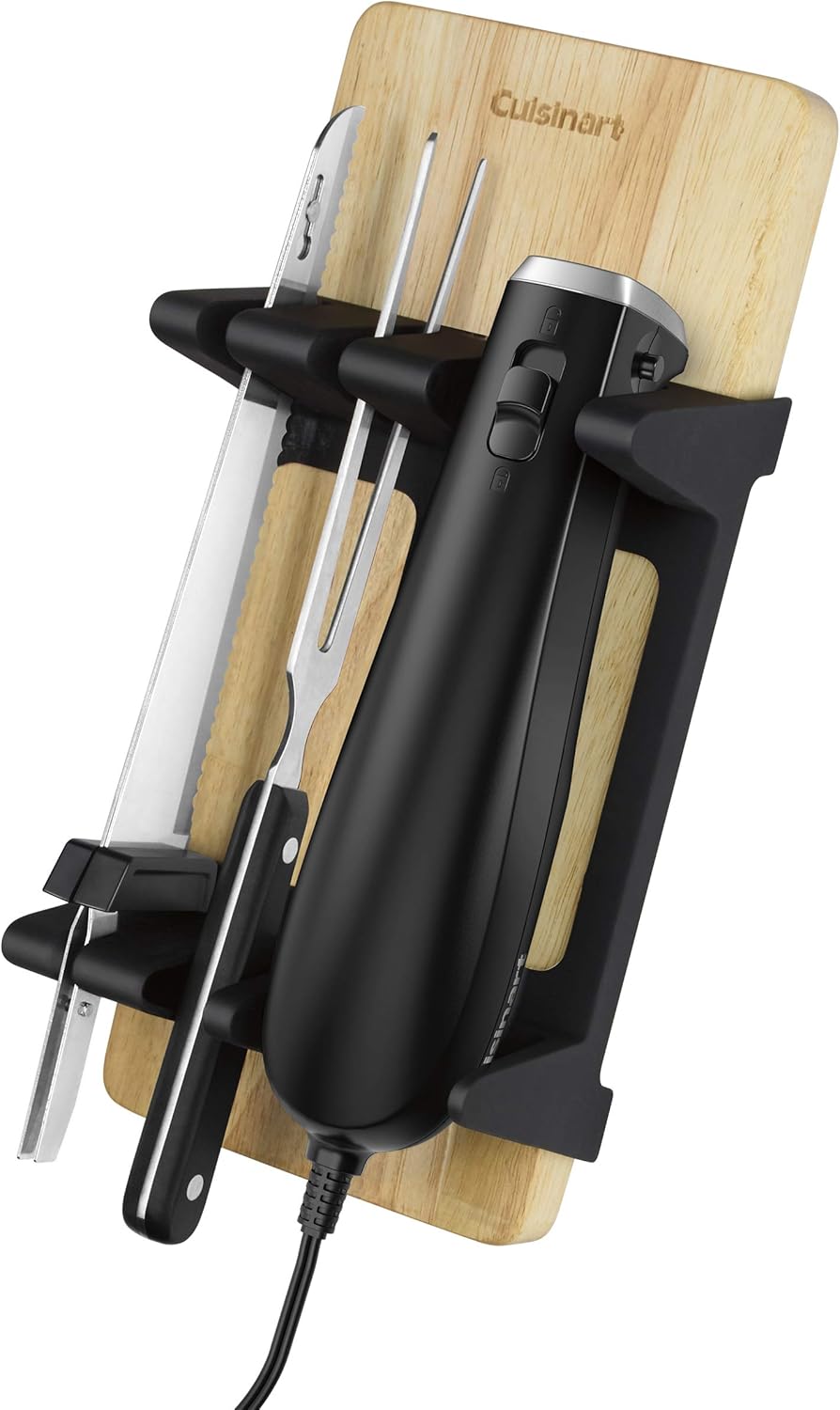 Electric Knife with Cutting Board, Stainless Steel P46180
