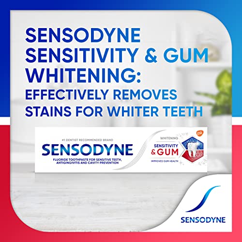 Sensitivity & Gum Whitening Toothpaste for Sensitive Teeth, 3.4 oz (Pack of 2) K398