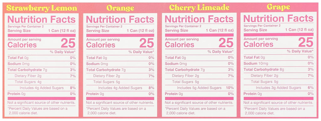 Probiotic Soda Variety Pack, 12 oz, 8 Count Z970480