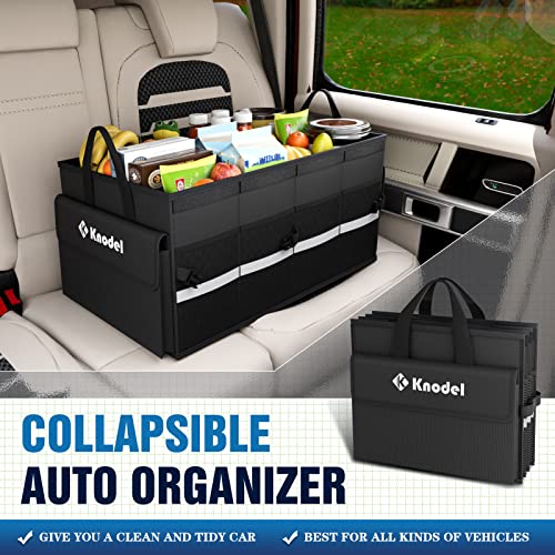 Car Trunk Organizer with Lid, Collapsible Storage for SUV, Truck, Sedan T2149