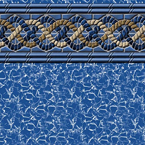 Smartline Stone Harbor 21-Foot Round Pool Liner | UniBead Style | 48-Inch Wall Height | 25 Gauge Virgin Vinyl Material | Heavy-Duty Liners | Designed for Steel Sided Above-Ground Swimming Pools