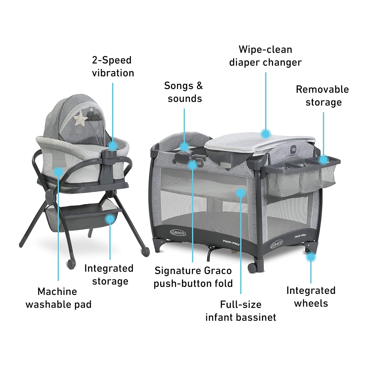 Pack 'n Play Day2Dream Bassinet Deluxe Playard S652