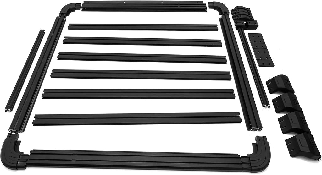 Roof Rack Cargo Basket for Jeep Wrangler JL & Gladiator JT Hard Top O932484
