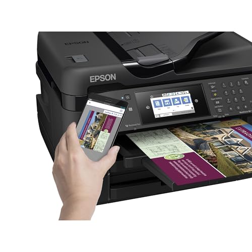 Wireless Wide-format Color Inkjet Printer with Copy, Scan, Fax and Ethernet E39046