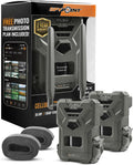 SPYPOINT Flex G-36 Cellular Trail Camera, 36MP Photos and 1080p Videos with Sound, GPS Enabled, Dual-Sim LTE Connectivity, 100' Flash & Detection Range, Responsive Trigger up to .3S (2 Pack)