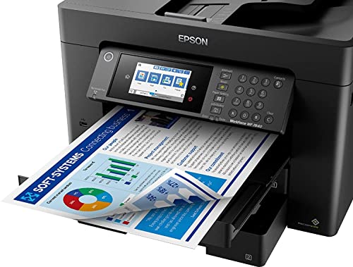 Wireless All-in-One Inkjet Printer with Wide-Format Printing, Auto Duplex, Copy Scan Fax H473