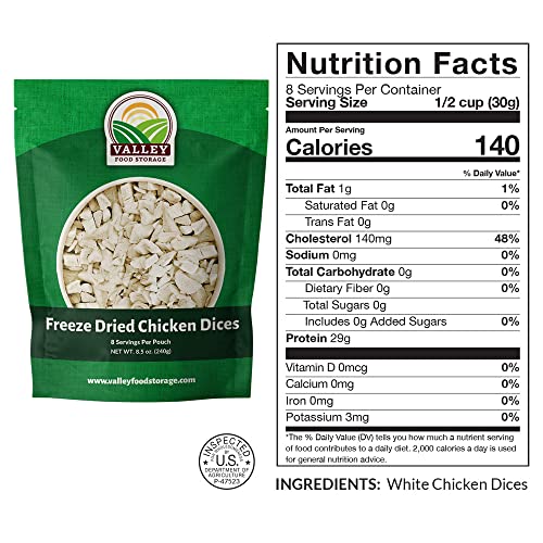 Freeze Dried Meat & Rice Emergency Food Supply, 76 Servings, 25 Year Shelf Life E50590