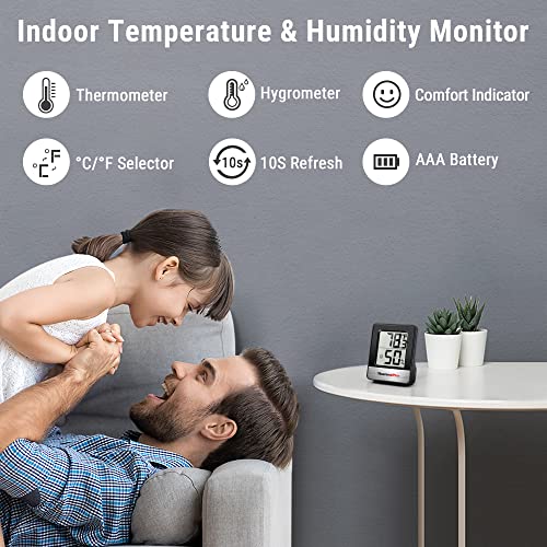 Digital Hygrometer Indoor Thermometer with Humidity Monitor I383811