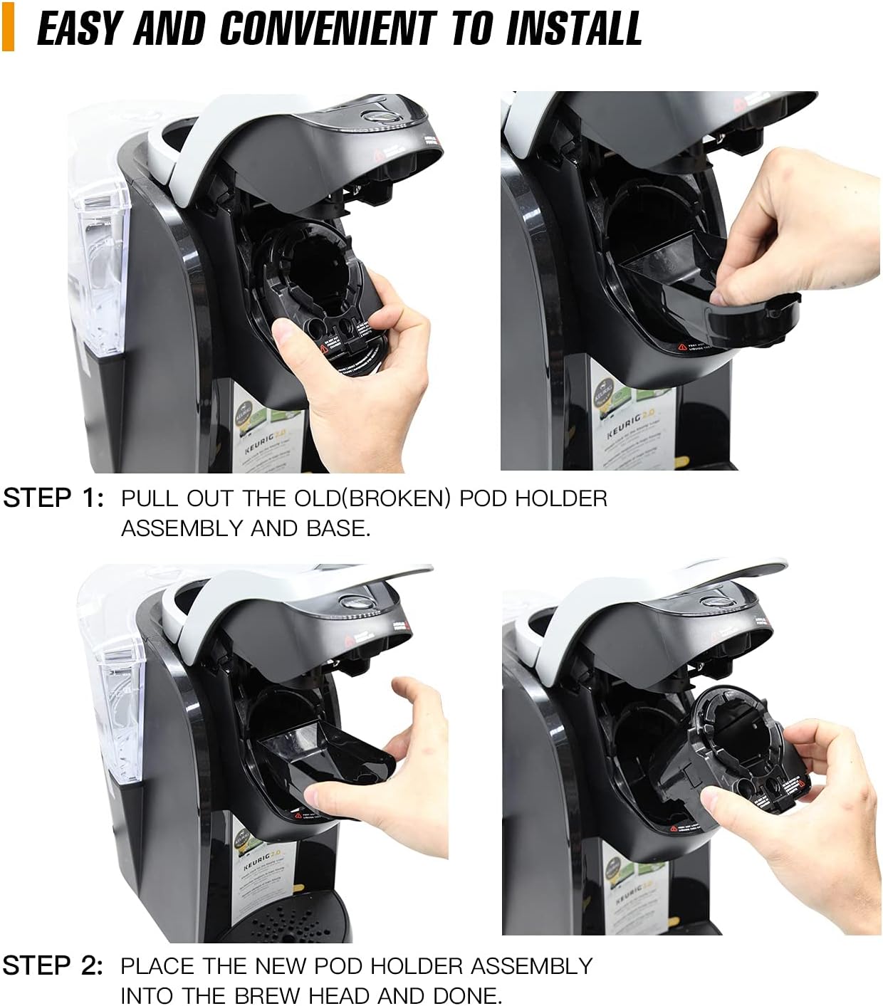 Replacement Coffee Pod Holder Needle Assembly for Keurig 2.0 Z447315