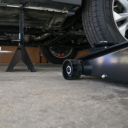 3 Ton Heavy Duty Floor Jack with Jack Stands and Creeper Combo J35618