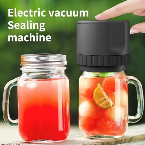 Electric Mason Jar Vacuum Sealer for Wide and Regular Mouth Lids A158