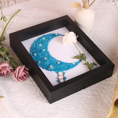Shadow Box Frame 11x14 with Real Glass and Black Back X8712
