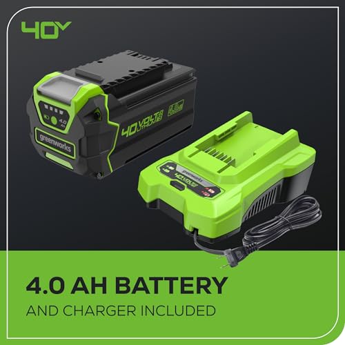40V 16" Brushless Cordless Push Lawn Mower, 4.0Ah Battery and Charger Included X8946