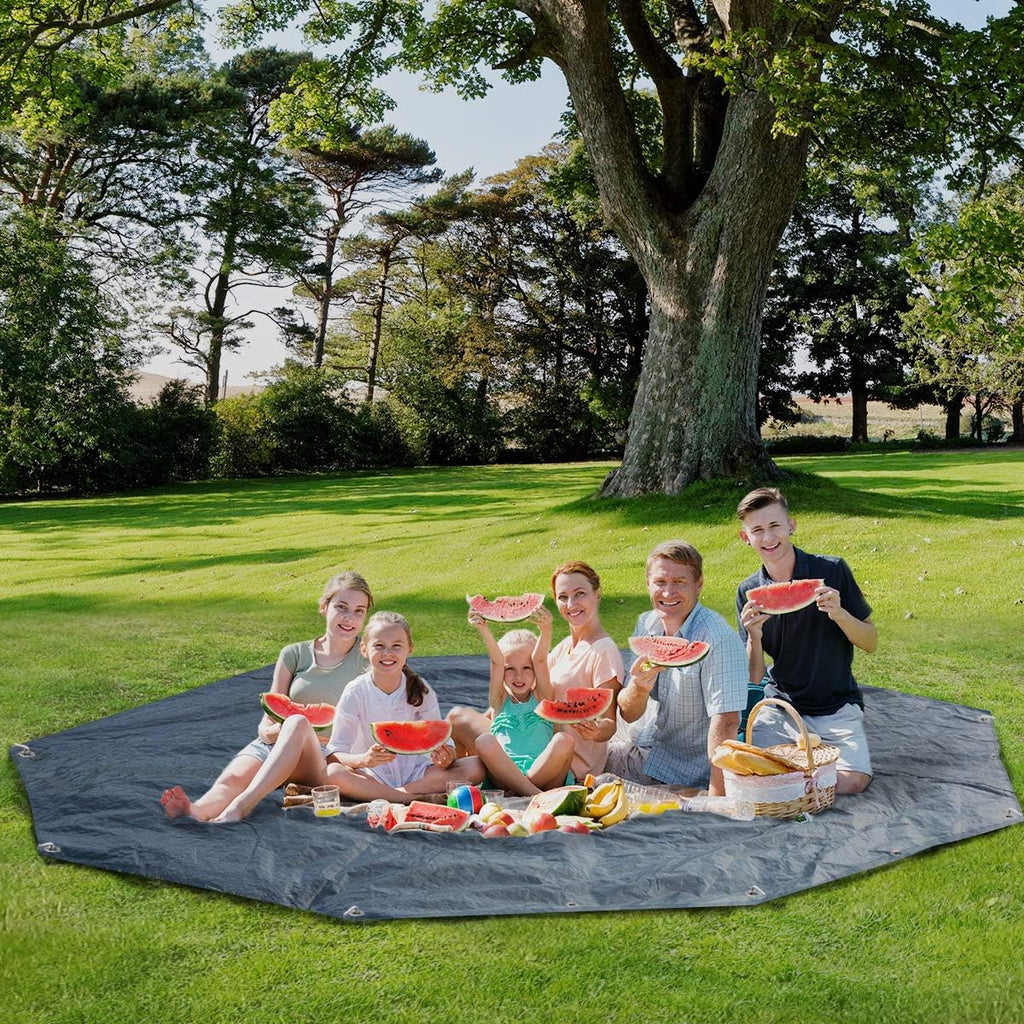 Pop Up Camping Screen House Tent with Mesh Walls, Beige U448