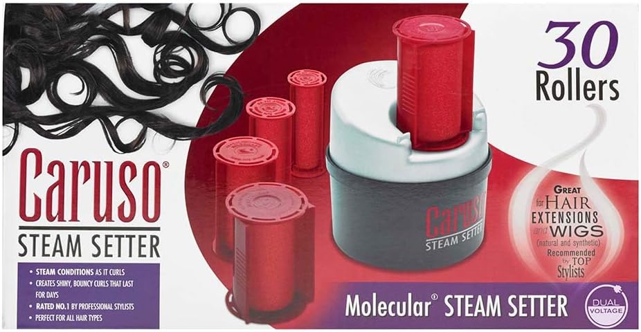 30 Piece Molecular Steam Hairsetter with 5 Size Rollers Y394642