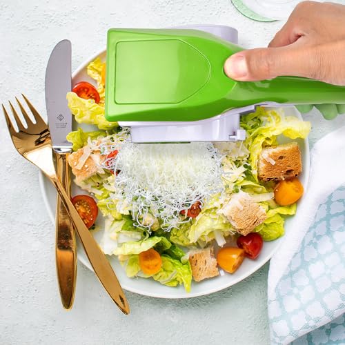 Electric Cheese Grater for Hard Cheeses, Cordless Handheld Rotary Slicer for Parmesan E900