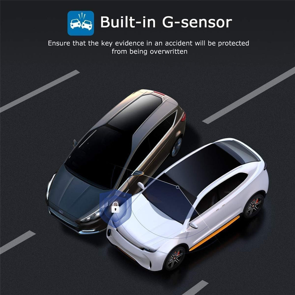 Dash Camera for Car, 1080P Full HD, 170° Wide Angle, Night Vision, Loop Recording, G Sensor H65755