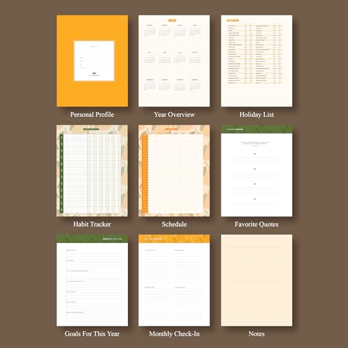 Yearly Monthly Weekly Daily Planner, Spiral Bound, June 2023 - July 2024 Z4077