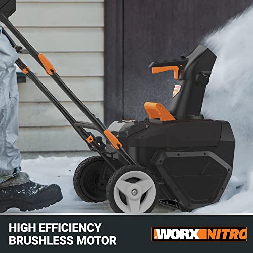 Cordless Snow Blower 20" Brushless Motor with Batteries & Charger Q9708