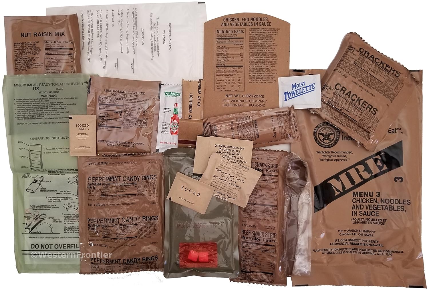 MRE Case A and Case B Bundle, 24 Meals R4644