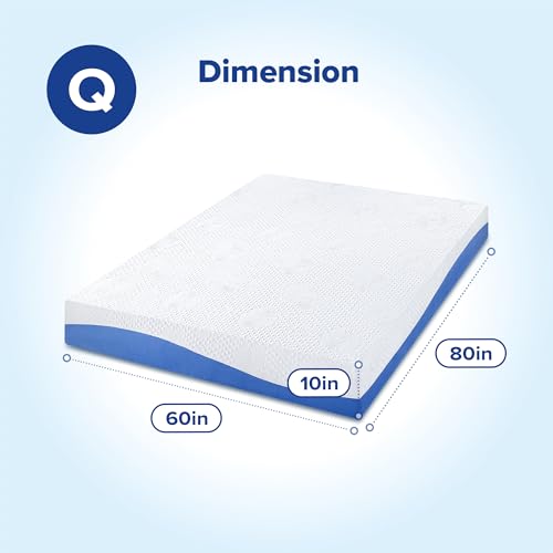 King Size 10 Inch Gel Memory Foam Mattress, Medium Firm D17740