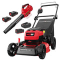 PowerSmart 40V 17" Cordless Electric Lawn Mower, 3-in-1 Brushless Push Lawn Mower with 4.0Ah Battery & Charge