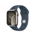 Apple Watch Series 9 [GPS + Cellular 45mm] Smartwatch with Starlight Aluminum Case with Starlight Sport Band M/L. Fitness Tracker, ECG Apps, Always-On Retina Display