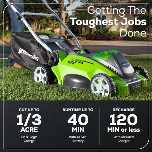 Cordless Self-Propelled Lawn Mower with Battery and Charger P78901