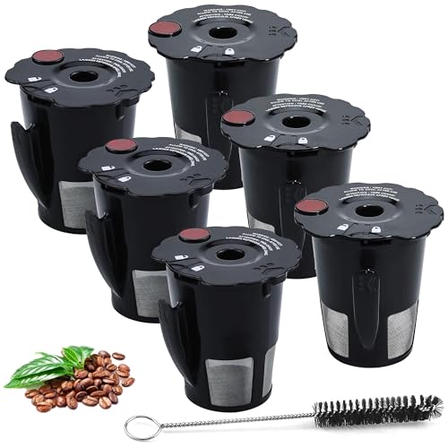 My K Cup Reusable Coffee Pods Filter Fit for Keurig 2.0 K200 K250 K300 K350 K400 K450 K460 K475 K500 K550 K560 K575 Brewers Pack of 2 119367 with Cleaning Brush SIZE:2.5 * 2.4