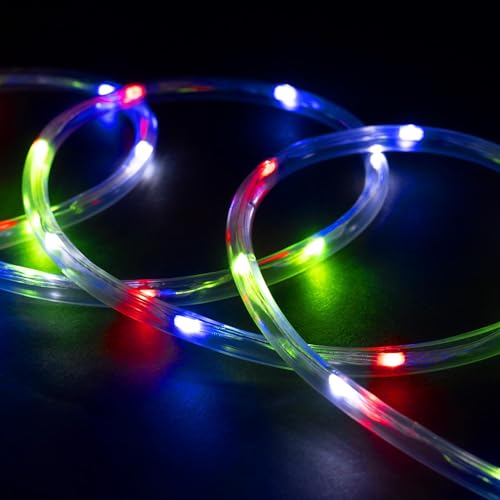 20ft Green LED Rope Light with Remote, Waterproof Outdoor Accent Lighting E76179