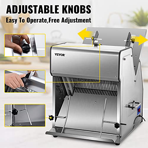 Commercial Conveyor Toaster, 2200W Stainless Steel Double Heating Tubes R872